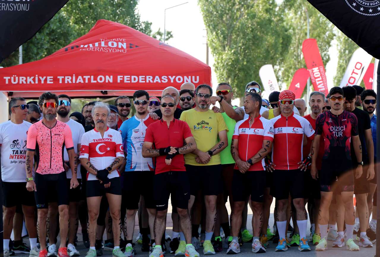 Konya'da duatlon heyecanı! Sporcular Karatay'da kıyasıya yarıştı 1